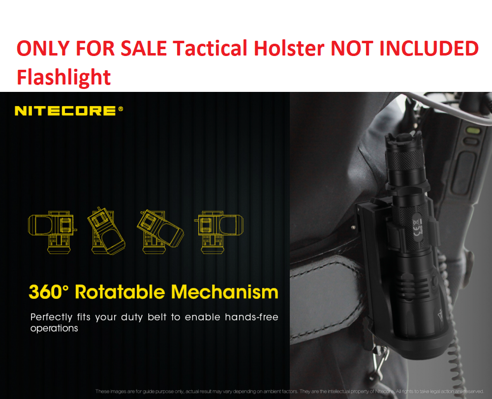 Nitecore Tactical Flashlight Holster Law Enforcement Quick Draw All