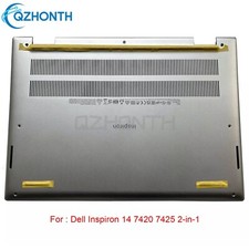 New Bottom Case For Dell Inspiron 14 7420 7425 2-in-1 Silver 066VNC 14"