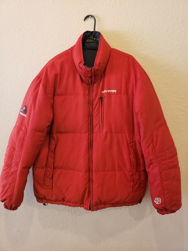 Down Reversible USA Ski Puffer Jacket 