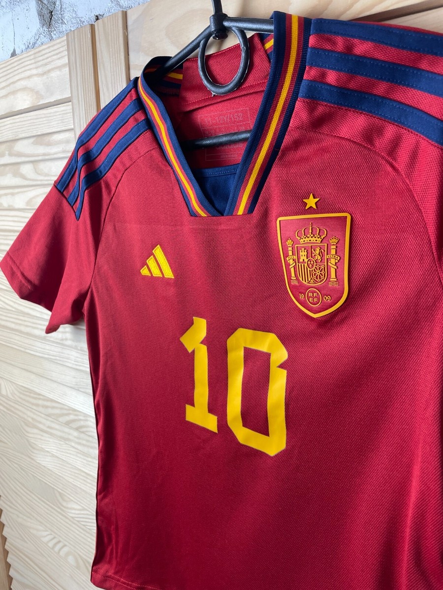 adidas スペイン代表 PEDRI 10 シャツ ※オーセンティック PEDRI #10 SPAIN TEAM JERSEY HOME FOOTBALL SOCCER JERSEY