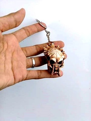 25 Pair AVP Alien Predator Skull Keychain Hot Action Movie Miniature Collectible