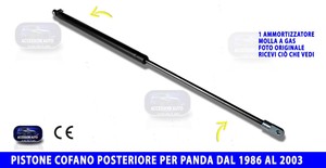 Pistone Portellone Per Panda 750 4x4 (1986-2003) - Ammortizzatore Cofano Posteriore Z00036 - Foto 10