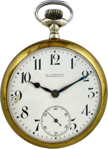 Antique Longines Monarch Express 21J Railroad Pocket Watch + Snail Cam Reg. #2