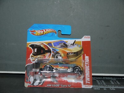 Hot Wheels TWINDUCTION 2011 - HW Code 246/247 Short Card 21/22 t Hunt Rare