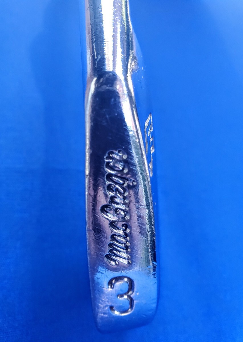 Arbre en acier forgé 9 fer MacGregor Jack Nicklaus ours doré