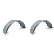 (Qty 2) Galvanized Boat Trailer Fenders Single Axle 8 x 27 1/2 x 11 in