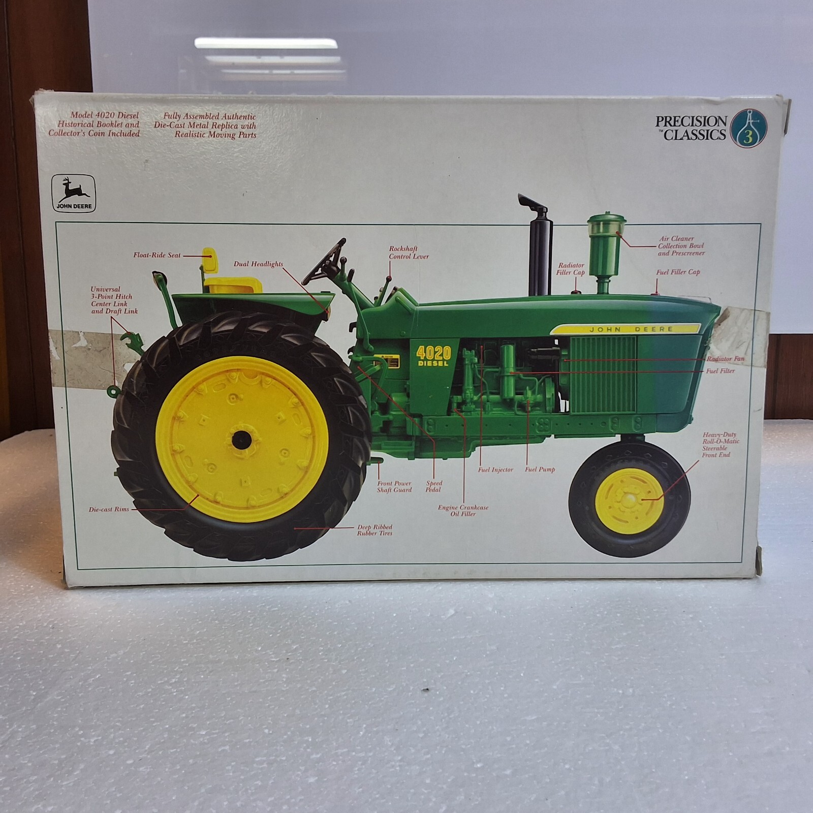 🔥 ERTL Precision Series #3 John Deere Model 4020 Diesel Tractor 1:16 ...