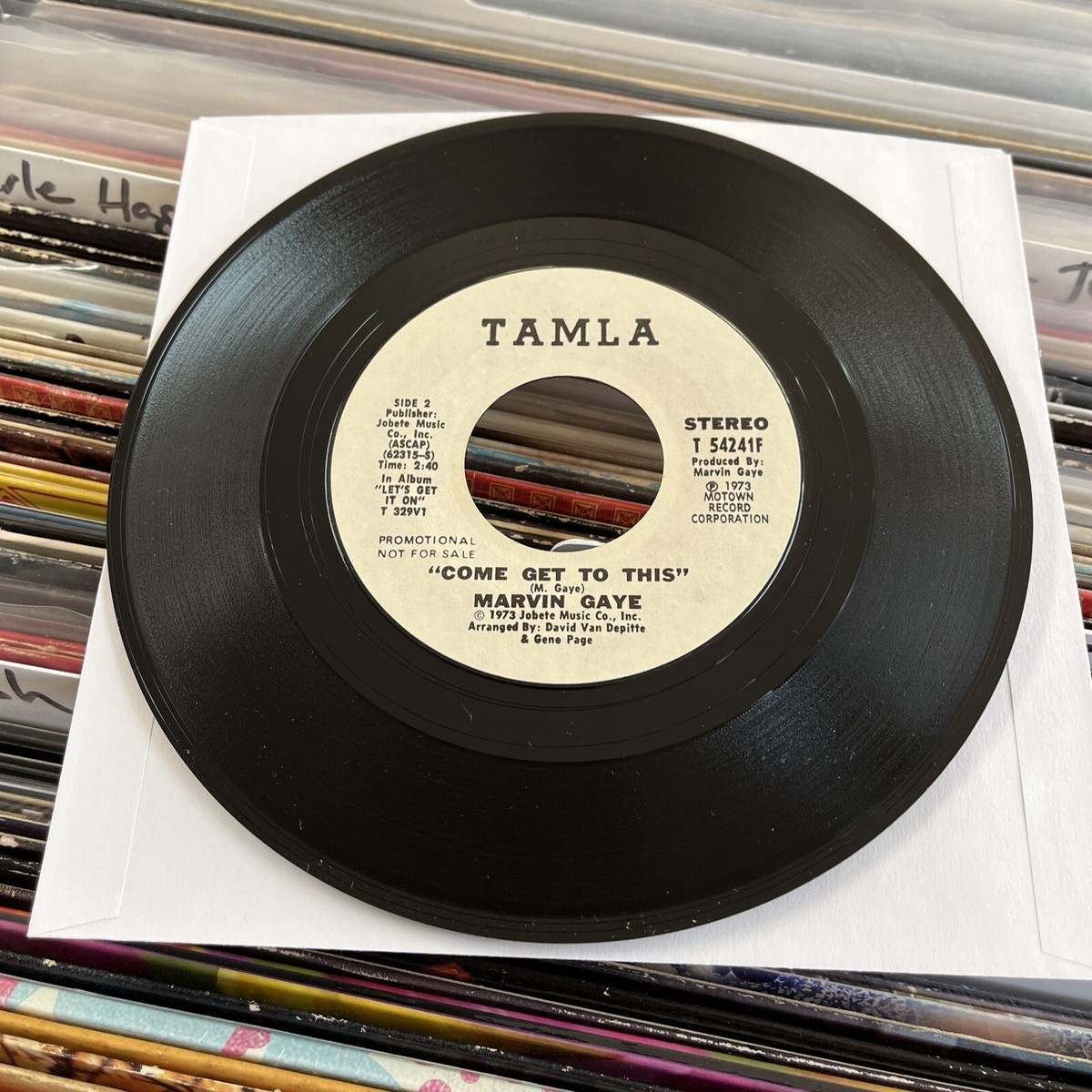 【EP 7inch】MARVIN GAYE / come get to this Marvin Gaye – Come Get To This – Vinyl (7