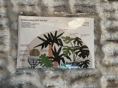 Embroidery Diy Art Kit Cx0457 Plants Botanical Nature