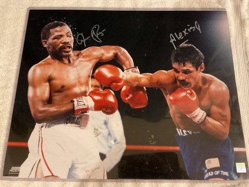 authentic 16x20 alexis aguello vs aaron pryor signed collectible PHOTOGRAPH - Picture 12 of 12