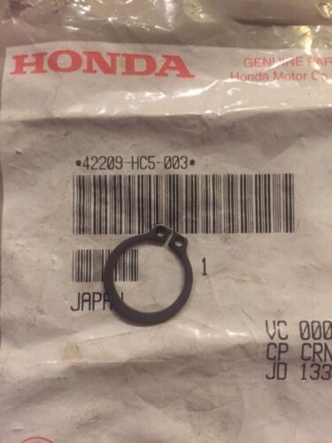 GENUINE Honda NOS 42209-HC5-003 Circlip TRX300 TRX400 TRX450 TRX500 - 第 1/1 張圖片