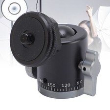 Tripod Ball Head with Cold Shoe Mount 1/4in Screw Hole 360  Rotating for DSLR CU