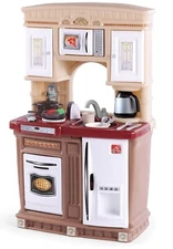 Step2 Lifestyle Fresh Accents Kitchen with 30 Piece Kitchen Play Set