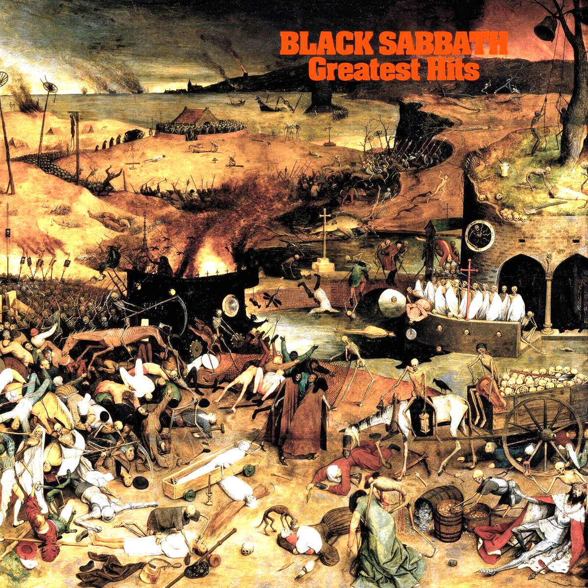 BLACK SABBATH Greatest Hits カーズ　セット Black Sabbath Greatest Hits 12x12 Album Cover Replica Poster