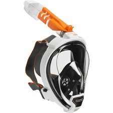 Open Box Ocean Reef ARIA QR Full Face Snorkeling Mask White Small/Medium