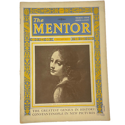 THE MENTOR January 1923 LEONARDO DA VINCI issue illustrated