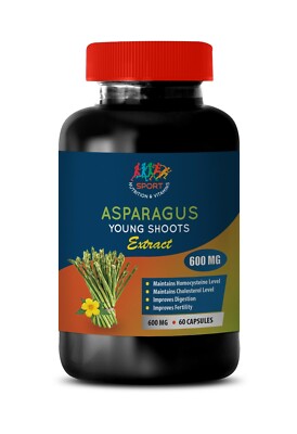 urinary pain relief - Asparagus Extract 600mg 1 Bottle - kidney and liver health