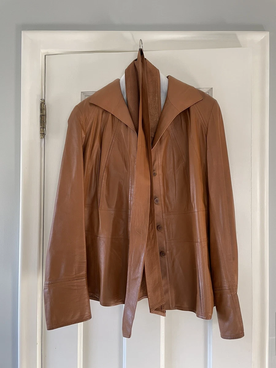 Lafayette 148 shop lambskin leather jacket