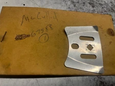 McCulloch Power Mac 6 PM6 Chainsaw Inner Bar Plate 67588 NOS CHAINSAW