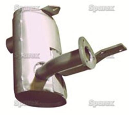 85999357 MUFFLER WITH BRACKET FOR Ford 555C 555D 575D 655C 85999357 MUFFLER WITH BRACKET FOR Ford 555C 555D 575D 655C