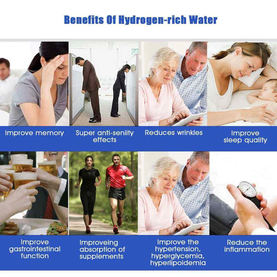 HYDROGEN RICH or OXYGEN RICH water machine, 2 in 1 water JUG, WITH WATER FILTER! - Image 2 of 4