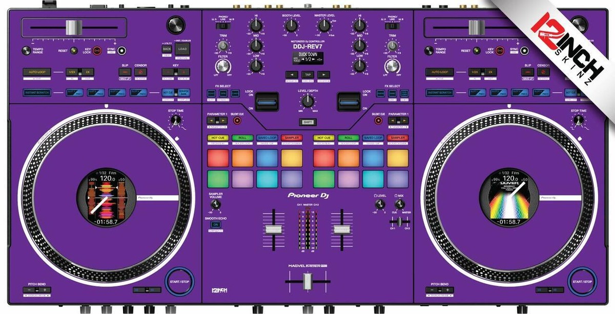 Pioneer DDJ-REV7 Skin - purple | eBay