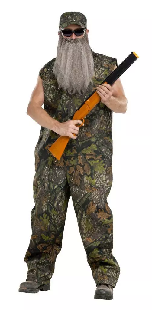 Mens Adult Funny DUCK HUNTER Halloween Costume