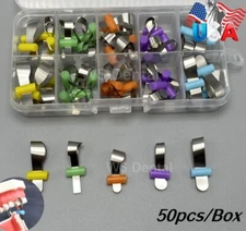 Dental Sectional contoured Metal Matrix Bands Retainerless w Automatrix Locker