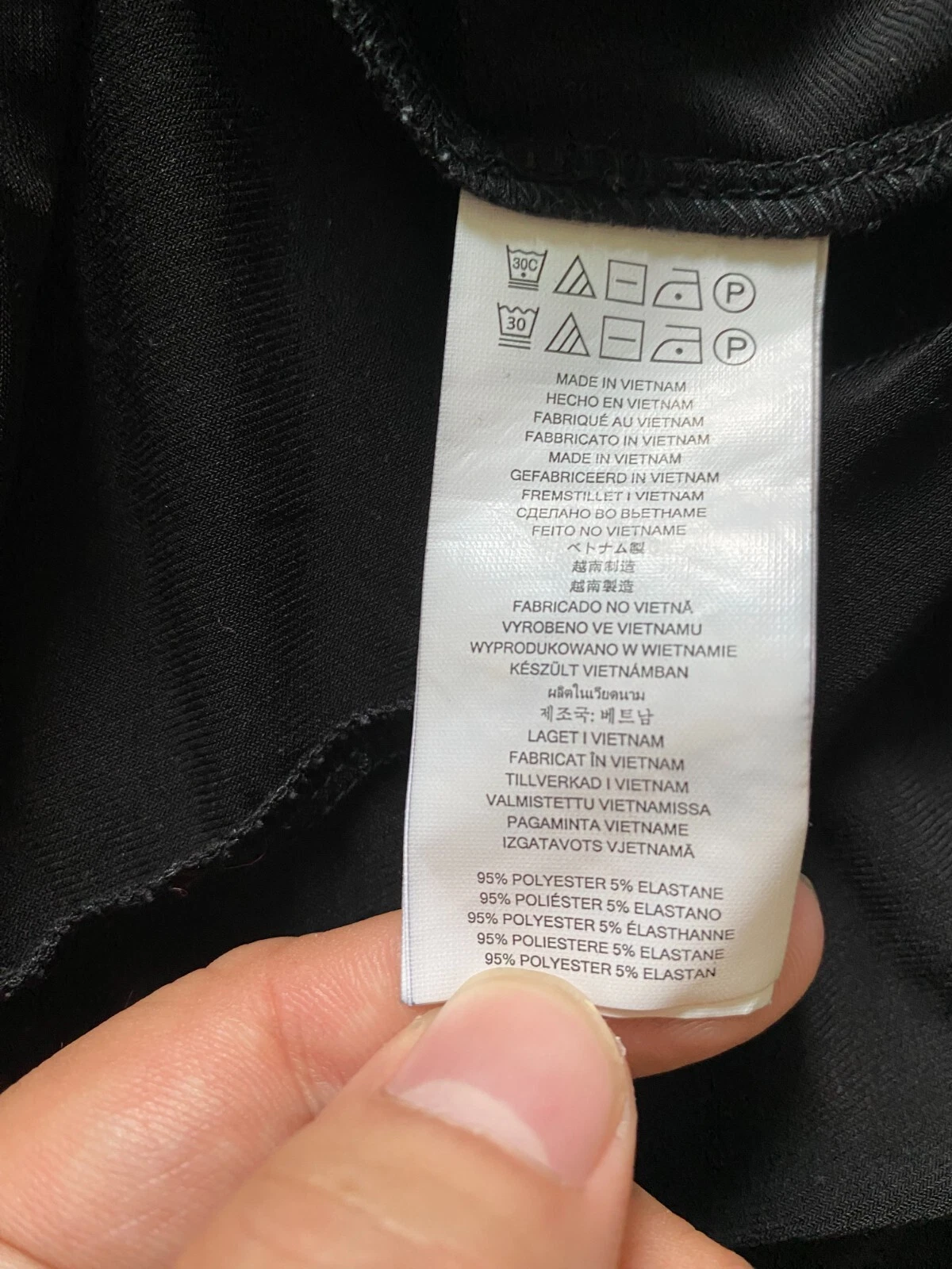 Camicia corta Michael Kors donna manica svasata a 3 4 collo a vite abito nero taglia S