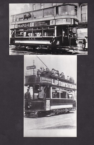 1910-30s Vintage Photographs Streets and Trams London S + E+ SE..PRICED as PAIRS - Picture 32 of 45