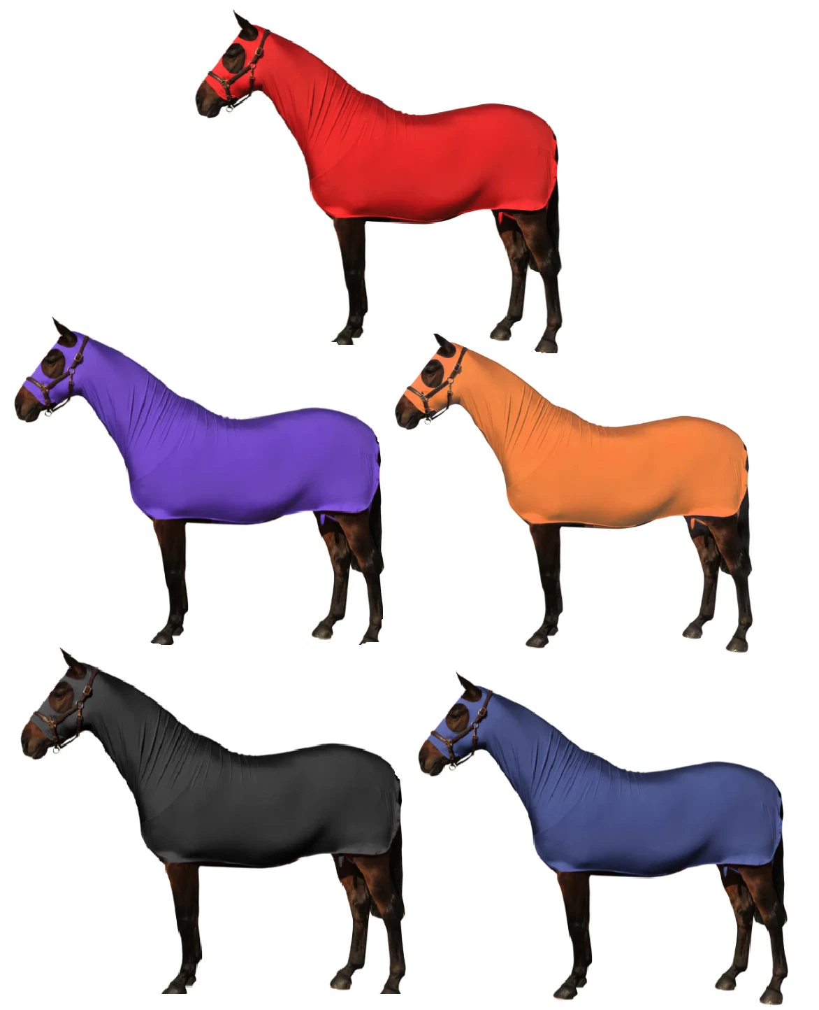 Supreme Products Body Wrap Lycra Body Suit Show Prep Tapis pour chevaux et poneys