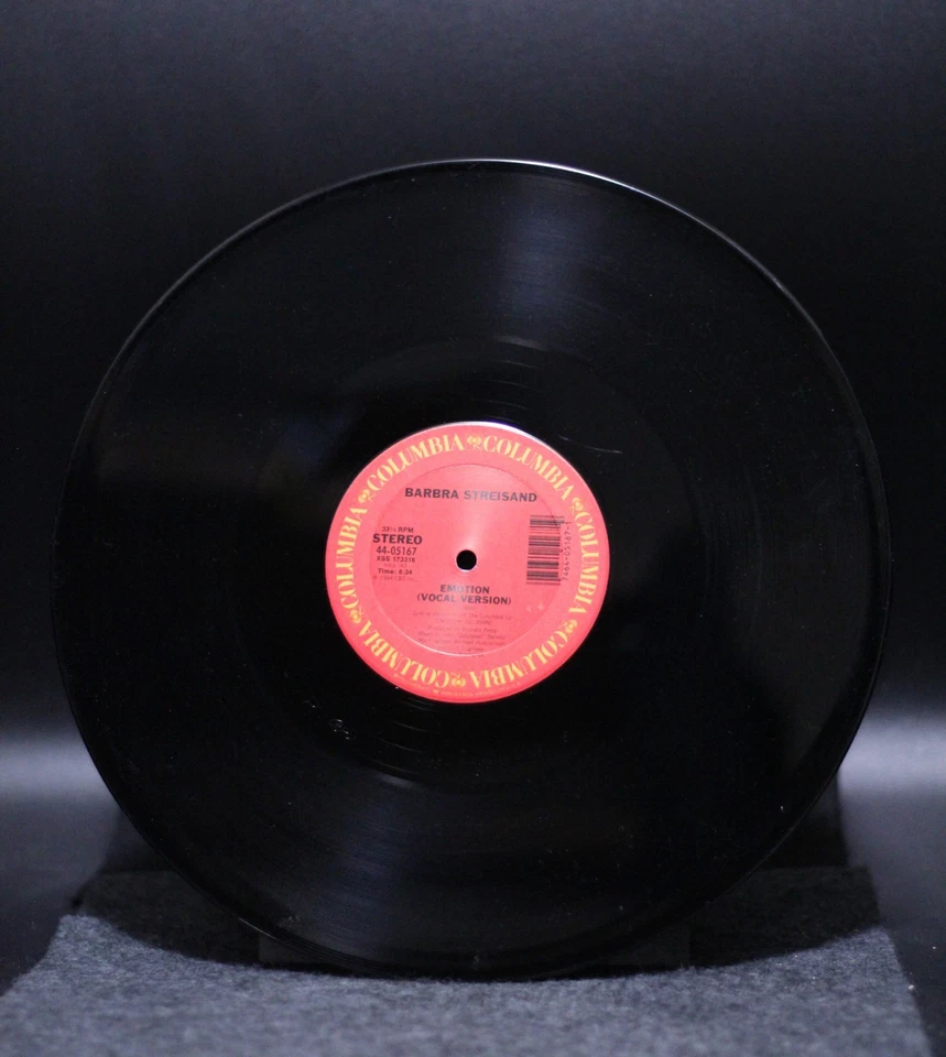 Barbara Streisand Emotion 12" Dance Remix Promo Columbia 44-05167 1985 NM- - Image 3 of 4