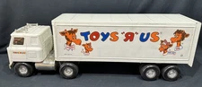 Vtg. Ertl Toys "R" Us International Semi-Truck & Trailer Pressed Steel 2 Doors