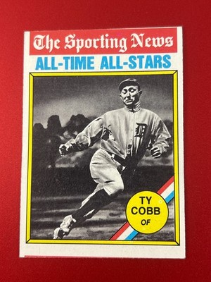 1976 Topps - The Sporting News AllTime All-Stars Ty Cobb #346