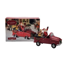 St Nicholas Square Santa's New Ride Village Collection Original BOX