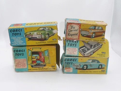 Corgi Job Lot of ORIGINAL empty Boxes 420 229 264 231 304S