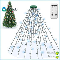 Lichterkette Weihnachtsbaum 400Er LED 2M FüR 110-240Cm Tannenbaum Weihnachten