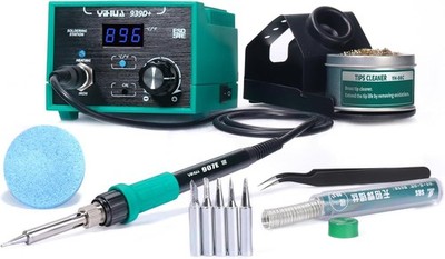 939D+ Digital Soldering Station, 75W Equivalent with Precision Heat Control (392