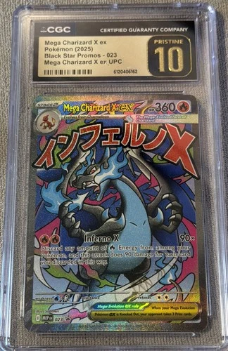 Mega Charizard X Ex Upc Black Star Promos 023 CGC 10 PRISTINE
