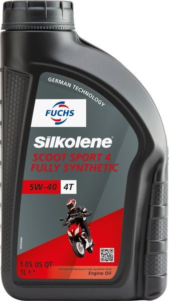 4x ✅Fits SILKOLENE SCOOT SPORT 4 5W40 1L 4T engine oil 5W40  Scoot S ⭐UK Seller⭐
