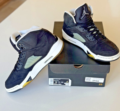 Nike Air Jordan 5 Men's Retro 'Oreo 2013' Sneakers-Size: 10