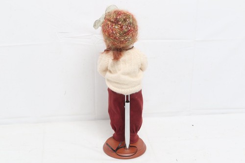 OOAK Sparrow Porcelain Doll 1993 Rose Pinkul Sculpt Judy Keefe Redhead, Stand - Picture 4 of 8