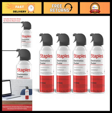 Compressed Air Duster 10 oz - 4-Pack for Electronics, Keyboards Office Cleanin