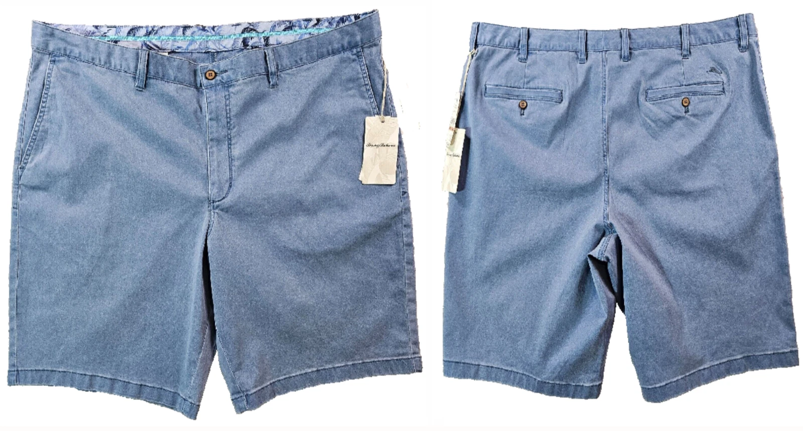 $110 Tommy Bahama Men's Boracay Chino Short, Port Side Blue, 44LG