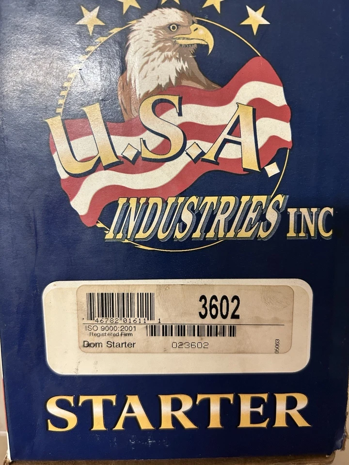 USA Industries 3602 Starter - Remanufactured, No Core Charge, Fits GM/Mopar/AMC - Image 3 of 3