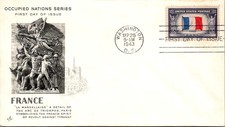 FDC 1943 SC #915 Artcraft Cachet - Washington DC - Single - J33139