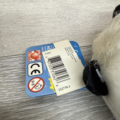 Raro 2004 Carlton Cards Perfect Panda Care Oso Primo Flor Gorro 8" con etiquetas - Imagen 7 de 8
