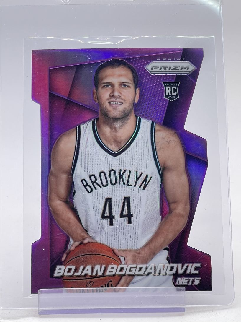 BOJAN BOGDANOVIC 2014-15 PANINI PRIZM ROOKIE DIE CUT PURPLE RC 001/139 Q6084