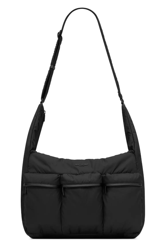 Yves Saint Laurent Borsa imbottita multitasche 'Nera' YSL