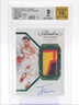TRAE YOUNG 2022-23 FLAWLESS VERTICAL PATCH EMERALD HAWKS AUTO 1/5 BGS 9 Q6438